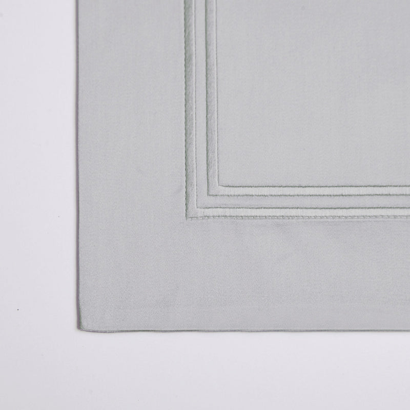Classico Embroidery Premium Cotton Sheet Set 700TC Light Gray