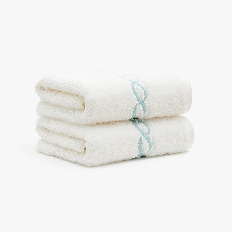 Luxe Chain Superior Egyptian Cotton Oversize Hand Towel 2 Pieces Set