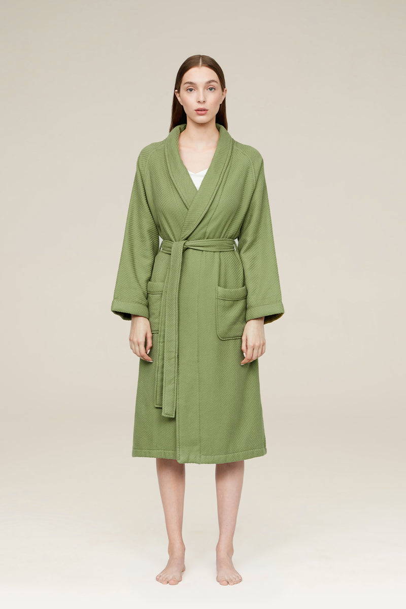 ASOS DESIGN fluffy dressing gown in emerald green | ASOS