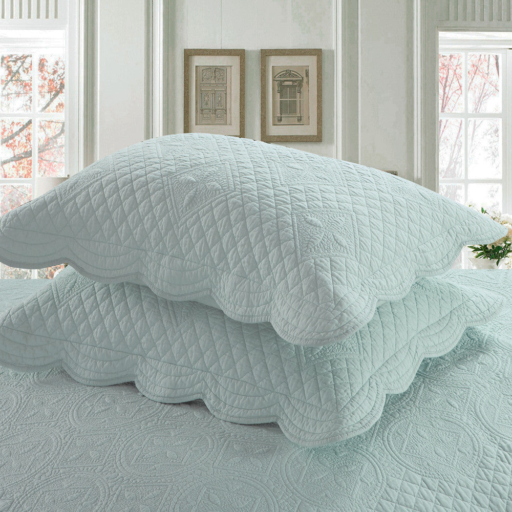 Alaya Aqua outlet Standard Pillow Sham