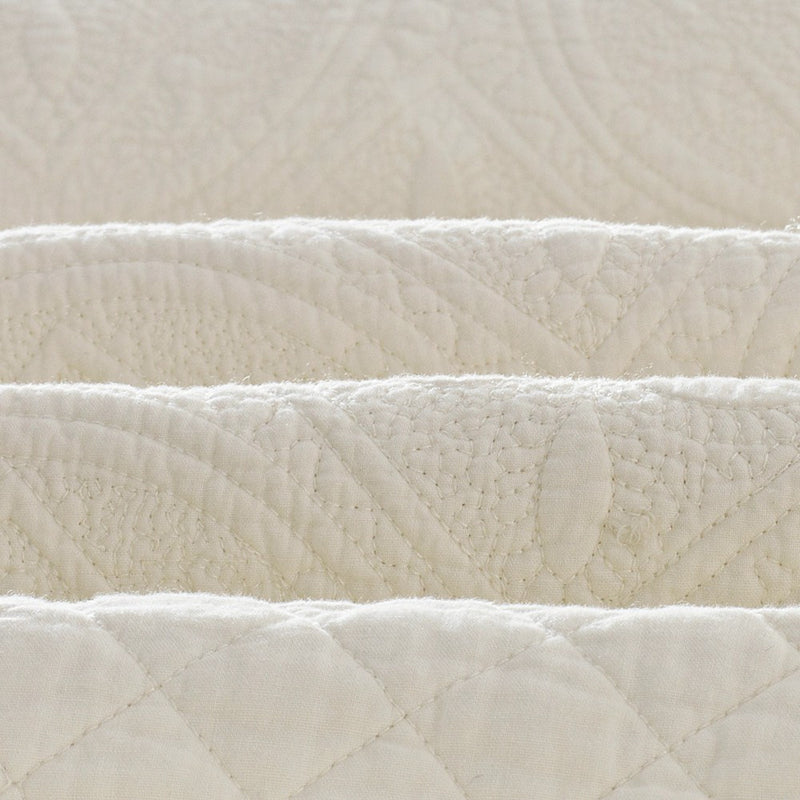 Saint Ivory Luxury Pure Cotton Quilt - Calla Angel
 - 7